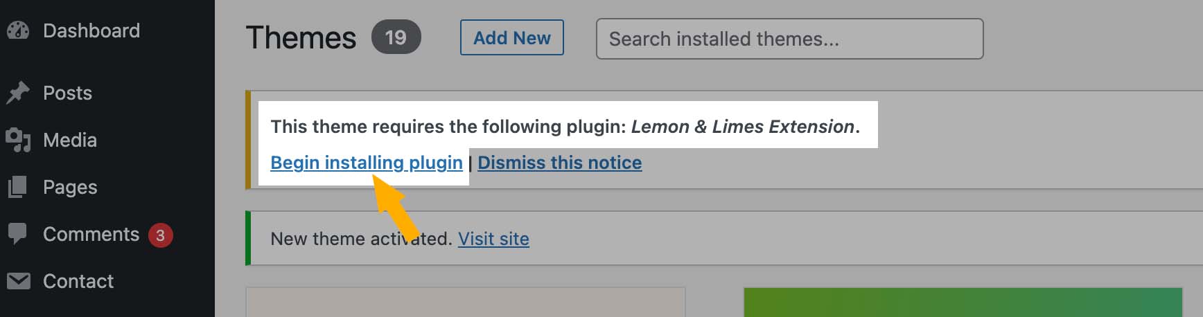 Install the required plugin