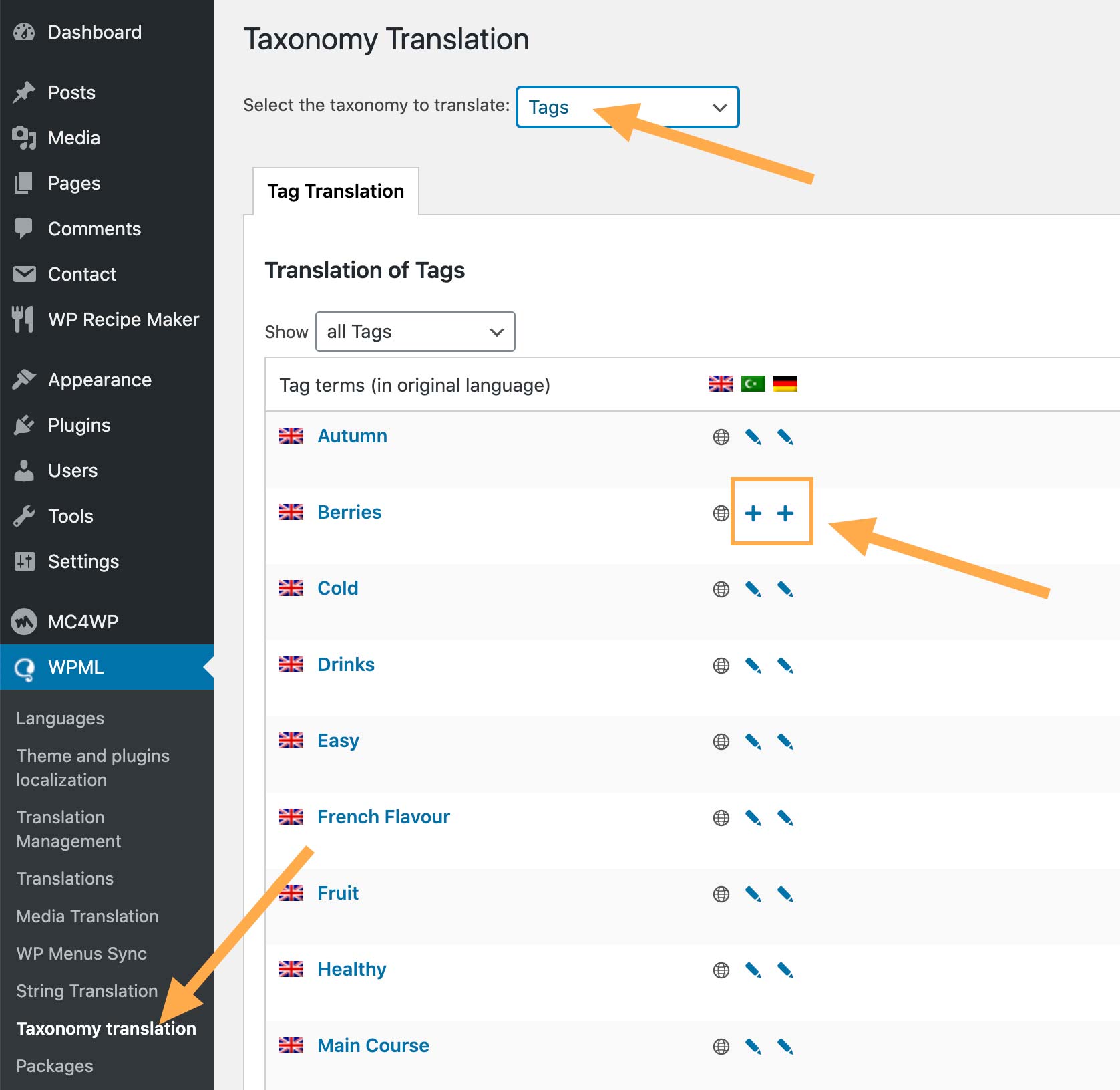 Taxonomy Translation