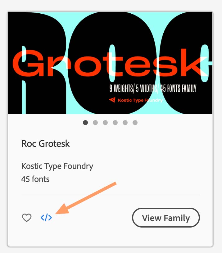 Add a font to a web project