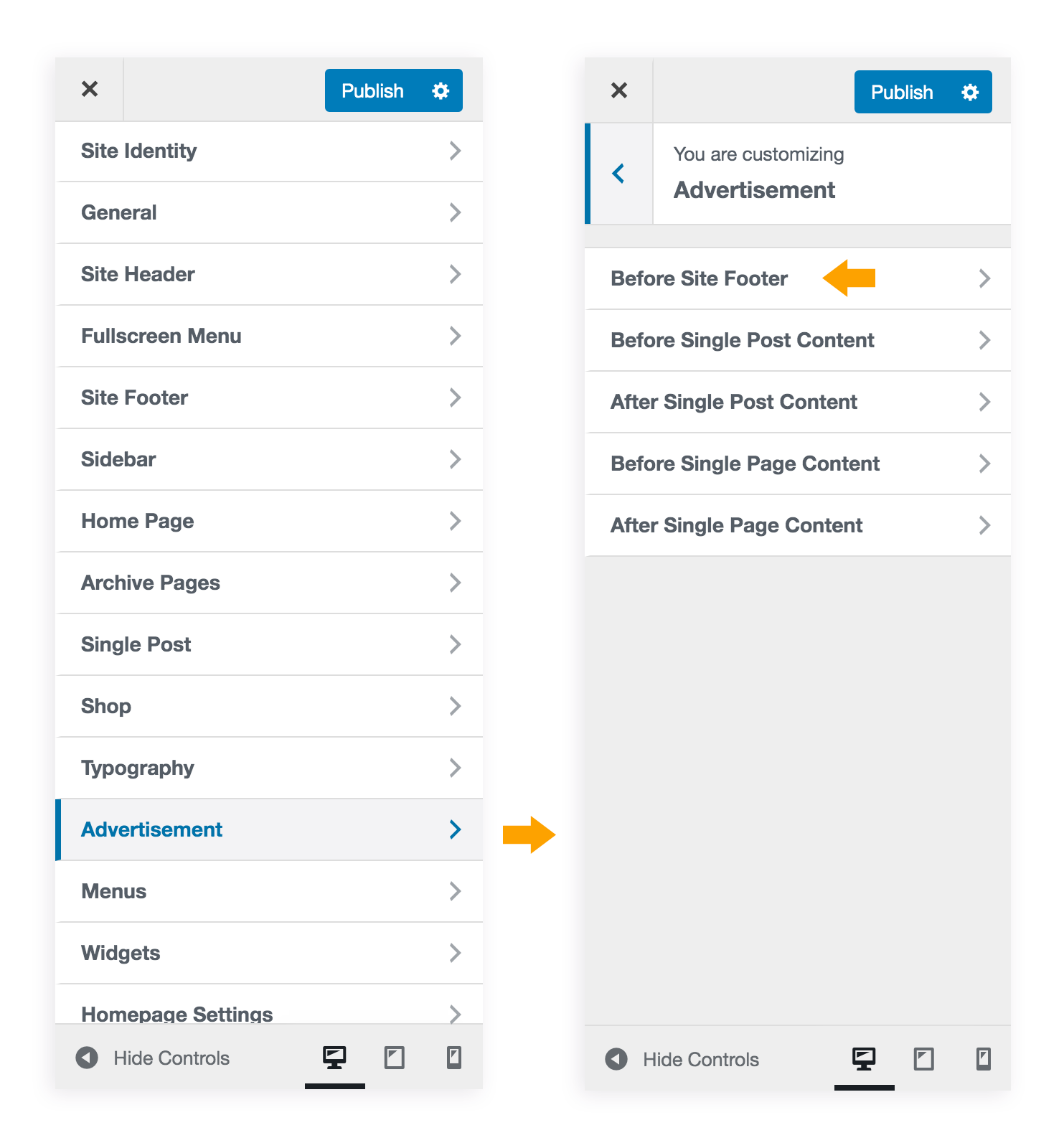 Places for Advertisement
