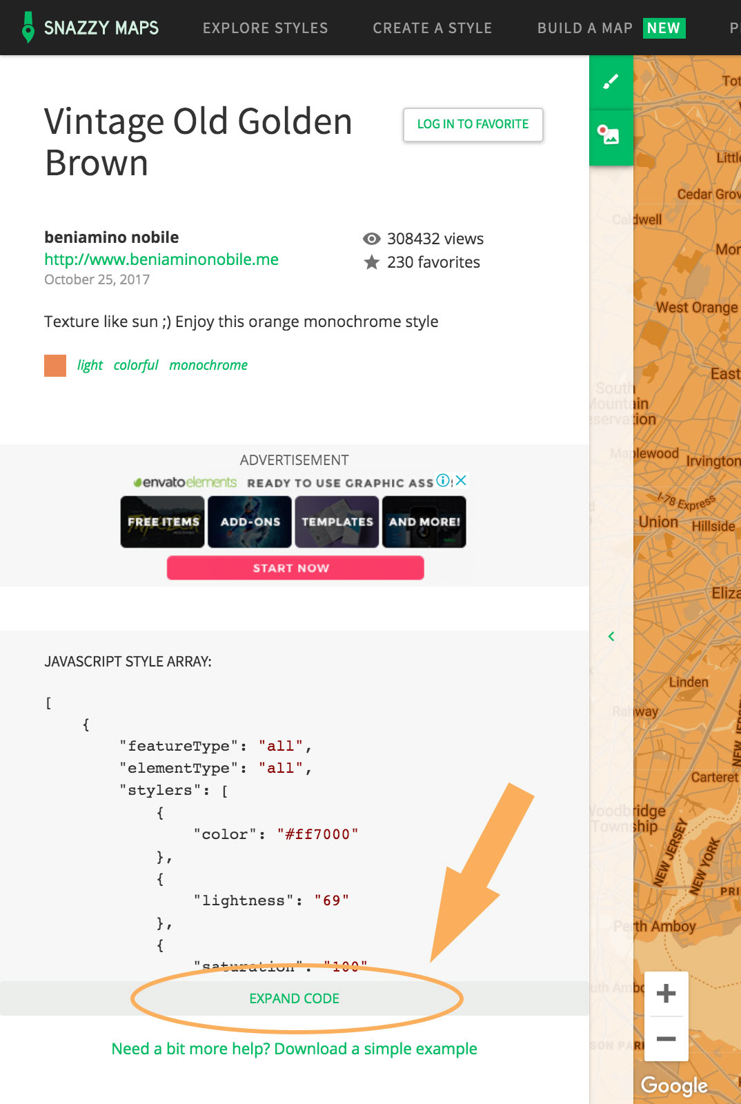 Click on Expand Code