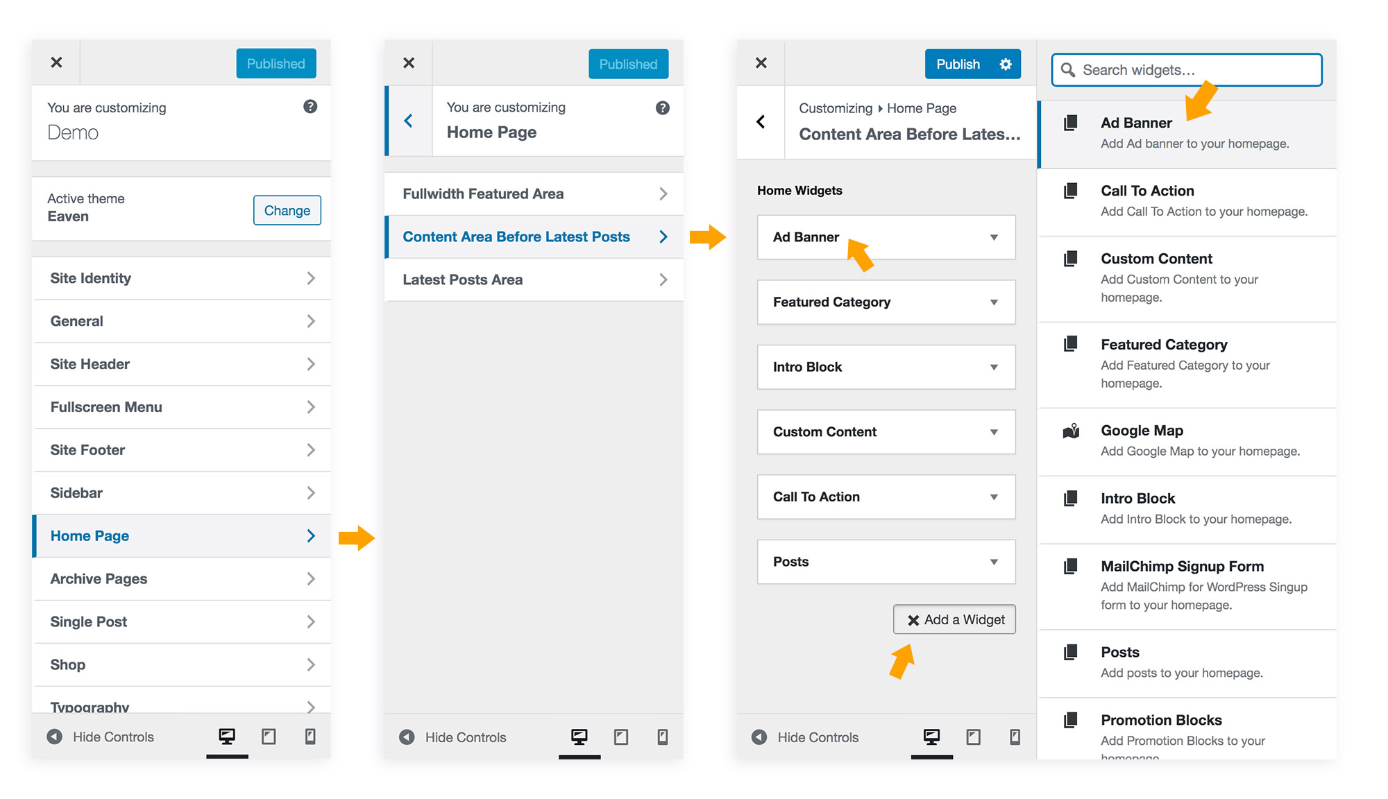 Home Widget - Ad Banner