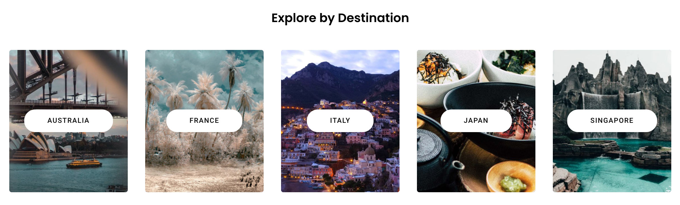 Home Widget - Featured Categories
