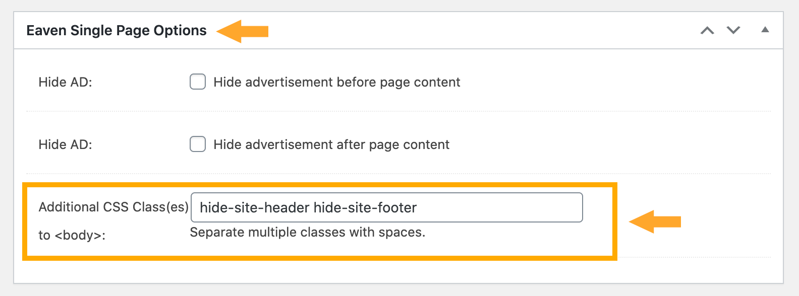 Add custom classes in Classic Editor