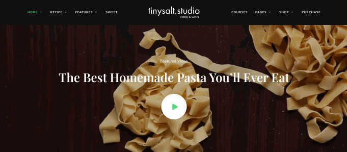 TinySalt - Homepage Featured Background Video