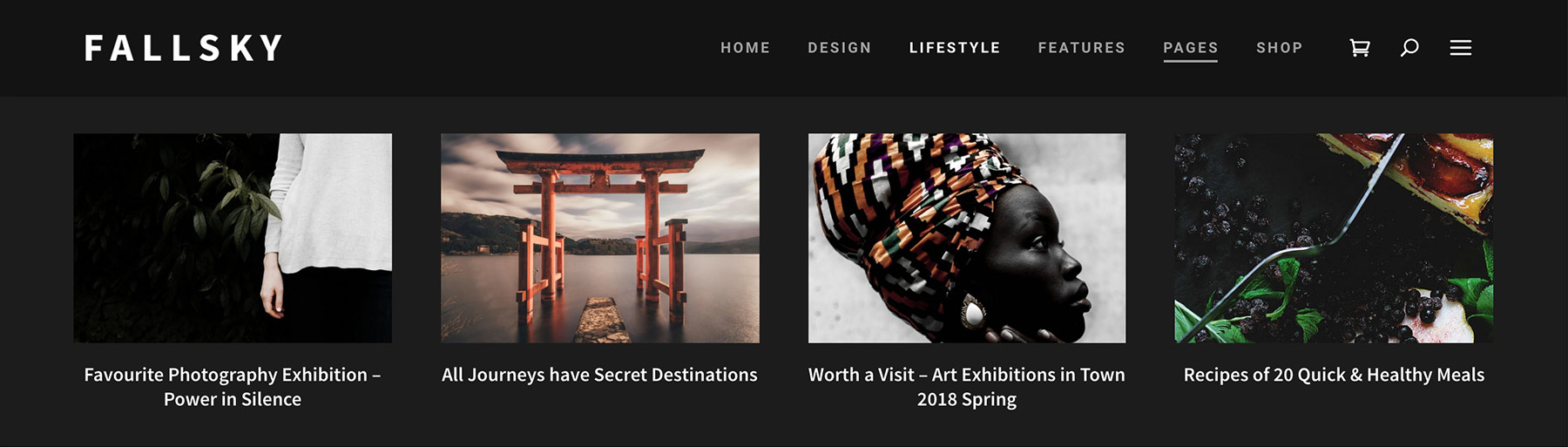 Category mega menu - displaying 4 most recent posts of a category