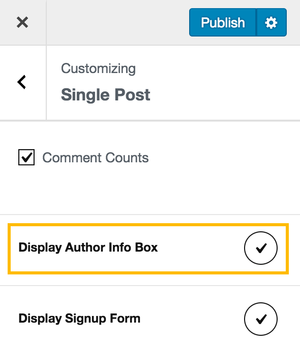 Hide Author Info Box