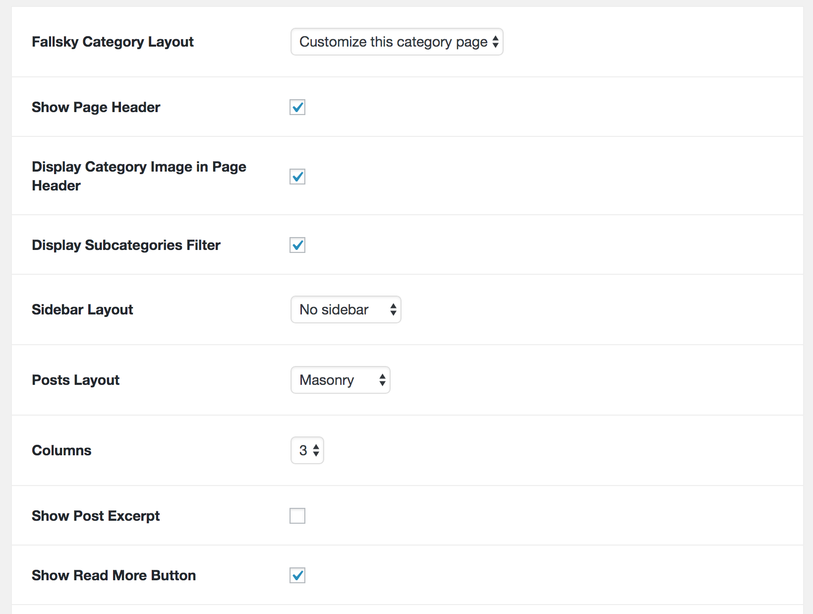 Customize a Category Page separately - Options