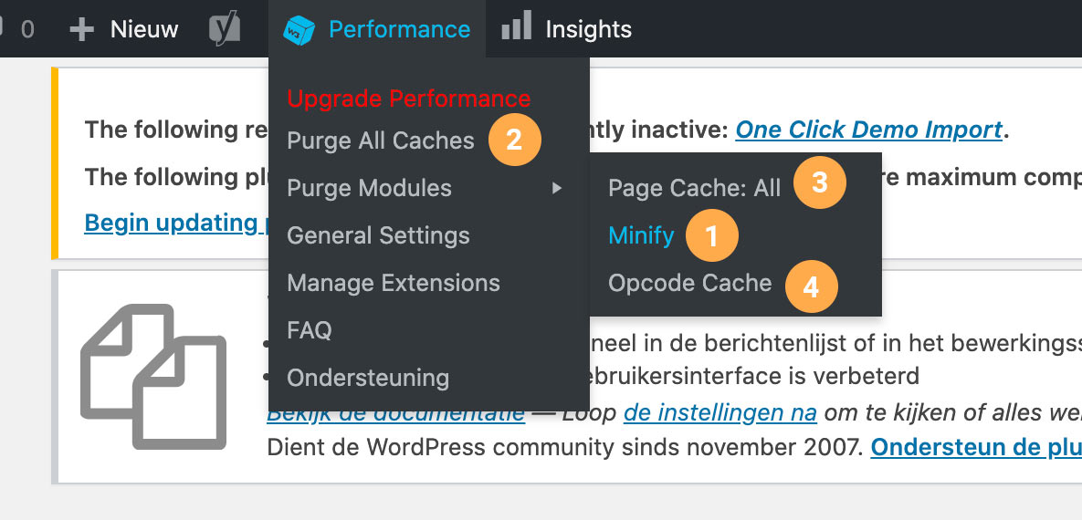 Minify CSS again, and then clear the website cache