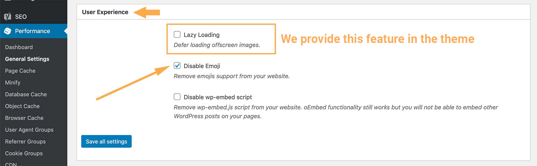 W3 Total Cache Settings - 4